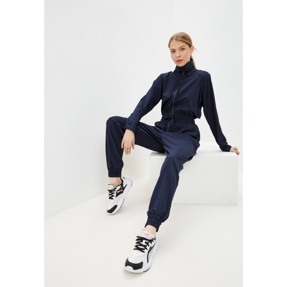 Puma X Goop Navy Windbreaker Jumpsuit Size Medoum